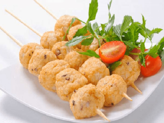 ca_hoi_vien_ran chế biến món cá hồi viên cho bà bầu