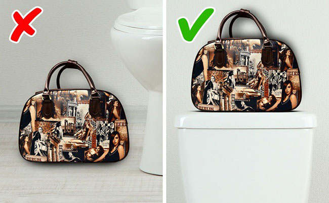 không đặt đồ dùng lên sàn nhà