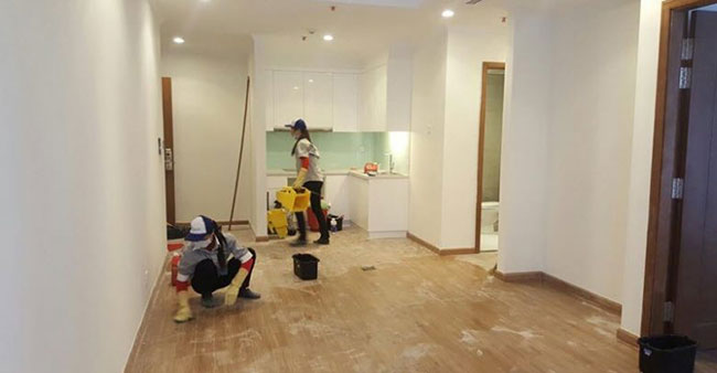 Cách làm sạch nhà sau khi thi công
