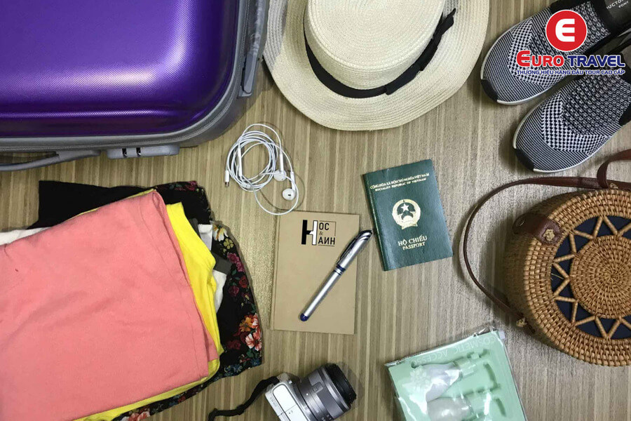 chuẩn bị hành lý du lịch